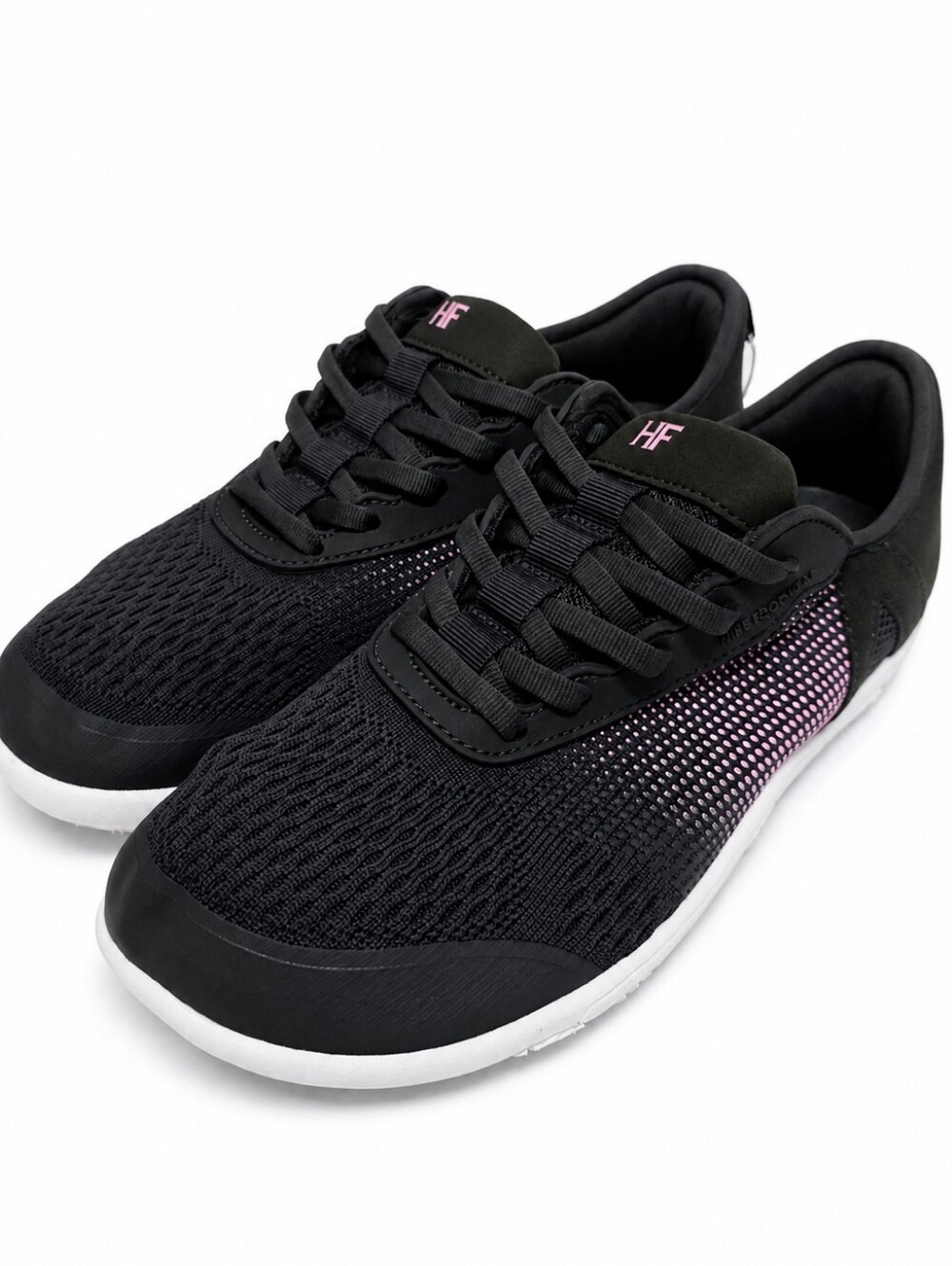 HIKE Footwear Dark Grey Pink Barefoot Sneakers Size 39 / 8 - 8.5 New - Picture 2 of 9